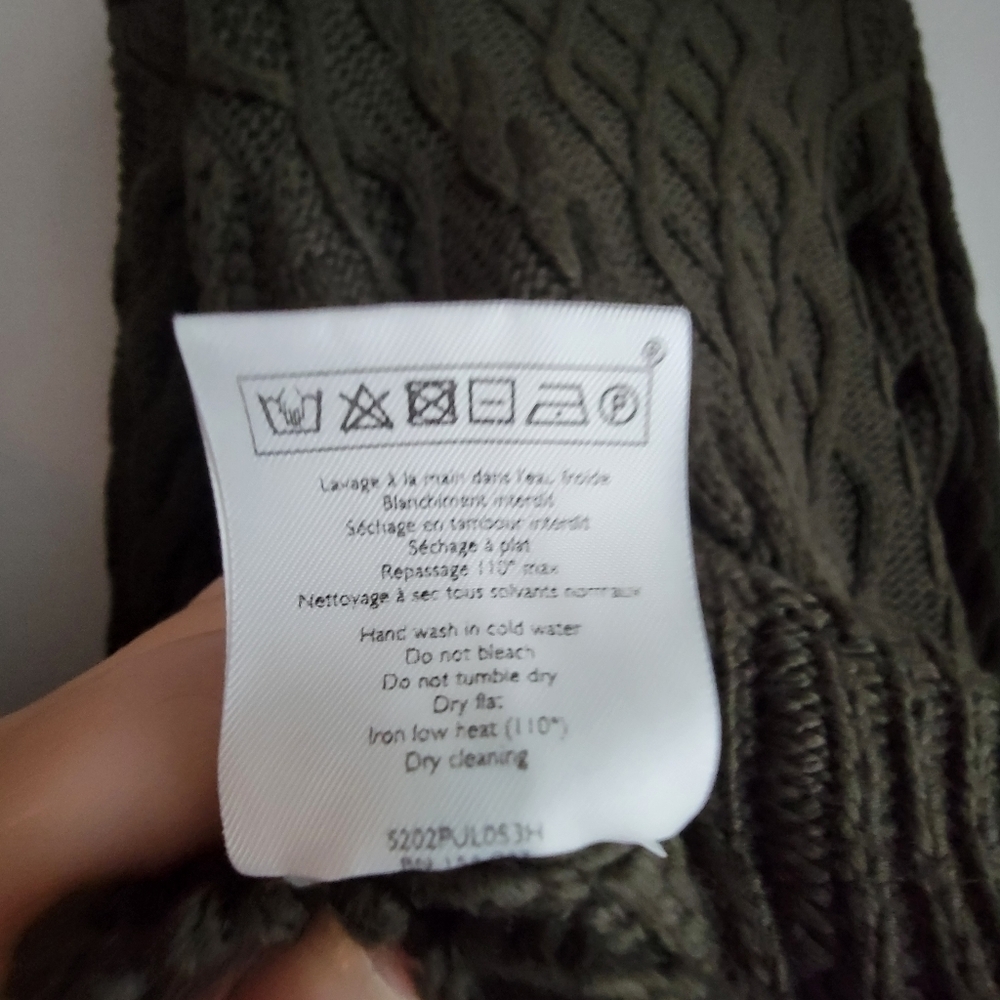 Sezane Gael Jumper in Khaki size S NWT - Picture 7 of 7